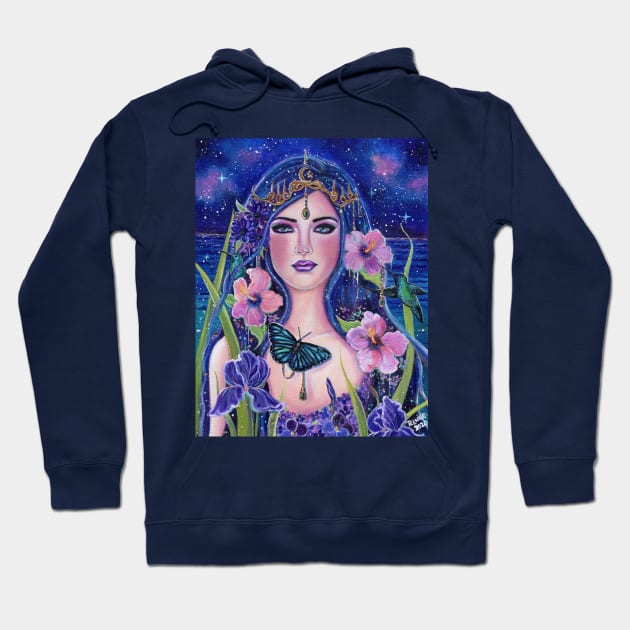 Gaia goddess art by Renee L.Lavoie Hoodie by ReneeLLavoie